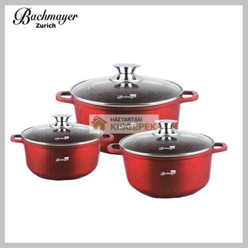 BACHMAYER BM-7774-20 ALUMINIUM LÁBAS  Ø20 cm PIROS SZÍNBEN